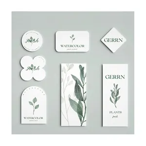 Forma de lujo de corte de buena calidad marcapáginas Uso de regalo impresión personalizada tarjeta de visita con logotipo de lujo