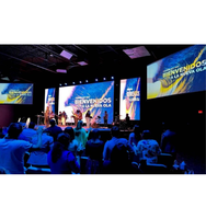 Écran LED de location TOPvision, intérieur/extérieur, couleur pleine, Ledwall P3.9 P3.91, mur vidéo LED 500x500mm