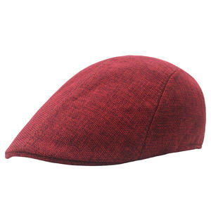 Cappellini da strillone in cotone autunno inverno berretto da uomo in corno retrò tinta unita con visiera cappello in avanti per gli uomini di protezione Elasticity <span class=keywords><strong>Peaky</strong></span> Blinder - Product Image 5