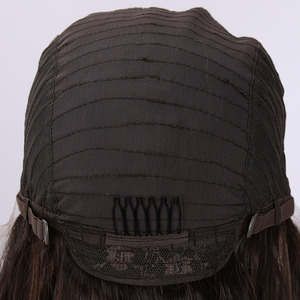 Prima della Vendita Speciale, <span class=keywords><strong>Parrucca</strong></span> <span class=keywords><strong>Lunga</strong></span> 13*3 in Pizzo con Capelli Neri Micro-ricci e Riflessi Grigio Dorato SM9239M - Product Image 6