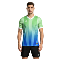 Ensemble d'uniformes de football personnalisés en gros d'usine, dernier design, maillot de football sublimé pour équipe de club, séchage rapide