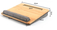 Support portable pour ordinateur portable en bambou naturel, prix d'usine, 60 angles réglables, support pour tablette, pliable pour ordinateurs portables