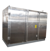 Congélateur rapide horizontal à plateaux, équipement de congélation haute productivité, capacité de refroidissement de 1000 kg/h, construction en alliage d'aluminium