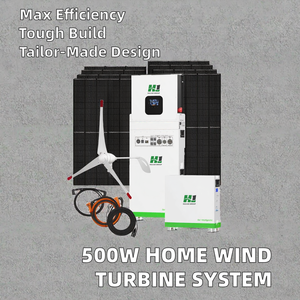 Générateur éolien horizontal personnalisé avec contrôleur MPPT et batterie lithium-ion pour système complet domestique de 10 kW - Product Image 2