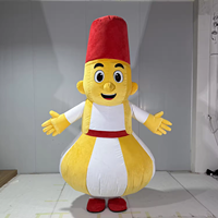 Costume de Mascotte Gonflable Ramadan, Personnage de Dessin Animé Musulman en Peluche, Tenue de Mascotte Ambulante pour Événements, Parades et Spectacles, Personnalisable
