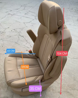 Sièges électriques multifonctions pour Buick GL8, modèle Business de luxe, pièces de siège de rangée intermédiaire (équipement d'origine) 2017-2023