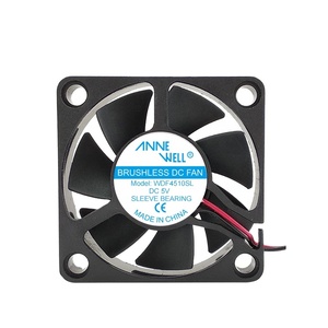 Ventilateur de refroidissement sans balais 5V CC 4510mm 5000 tr/min 0,14A 45*45*10mm avec <span class=keywords><strong>cadre</strong></span> carré en plastique, roulement à manchon, ventilateur axial d'échappement pour humidificateur USB - Product Image 1