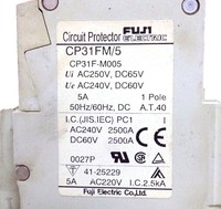 Protecteur de circuit, Cp31fm/5, 5 ensemble complet d'accessoires PLC industriels : capteurs / contacteurs / relais, composants généraux