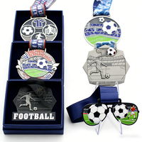 Médaille personnalisée en alliage de zinc pour événements sportifs 2D 3D, judo, gymnastique, natation, football