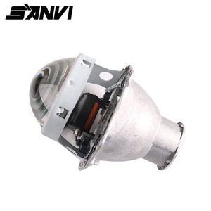 Sanvi 3 Inch High Low Beam Bi Xenon <b>Projector</b> Lens Headlights H7 Xenon HID Headlight Bulbs Auto <b>Lights</b> Retrofit Kit - Product Image 2