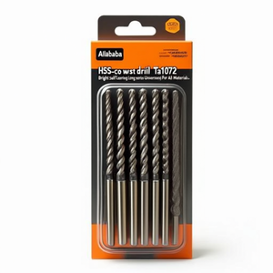 Hss-Co Twist <b>Drill</b> <b>Bit</b> Ta1072 Bright Self Centering <b>Long</b> Series Universal For All Materials - Product Image 2