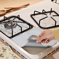 0.2mm, revêtement supérieur de poêle de Camping, brûleur de gril, protection supérieure de cuisinière à gaz, usine personnalisée, couverture de cuisinière à gaz bon marché