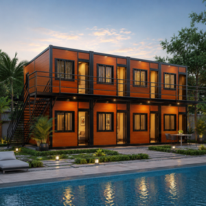 Casa di Lusso Prefabbricata da 20 Piedi <span class=keywords><strong>in</strong></span> <span class=keywords><strong>Vendita</strong></span>, 3 Camere da Letto e Soggiorno, Casa Modulare Prefabbricata <span class=keywords><strong>in</strong></span> Container - Product Image 1