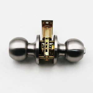 Hotel Main <strong>Door</strong> Lock ANSI Grade3 Privacy Tubular Lever Handle Lockset Ball Round <strong>Knob</strong> Lock Zinc Alloy Latch Cylindrical Lock Set - Product Image 5