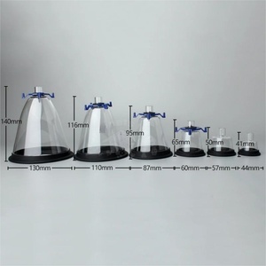 Máscara de Anestesia por Inhalación para Animales, Perros, Gatos, Aves, Cerdos, Ratas, 6 Tamaños, Máscaras Veterinarias de Anestesia - Product Image 2