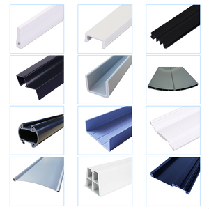 PVC lưỡi màn trập Heavy-Duty xả cửa chớp nhựa <span class=keywords><strong>louver</strong></span> cửa sổ màn trập - Product Image 1