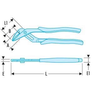 Facom-180คีมปากซ่อมแบบหลายกริปประสิทธิภาพสูงคีม3148511414996และคีมตัดแบบมัลติกริป - Product Image 2