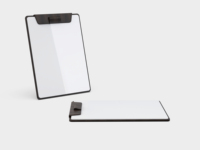Vente en gros, léger et petit tableau blanc de bureau en PU pour enregistrement de réunion 31x22.5x1.2 cm tableau blanc en verre effaçable