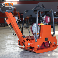 Compacteur de plaques vibrant pour asphalte ZUJI PC150 à moteur essence 6,6 CV, certifié CE, haute efficacité, nouvelle génération