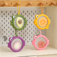 Ui-opslag Avocado Saver 4-delige anti-oxidatie siliconen fruit- en voedselbewaarboxen multifunctionele koelkastorganizer