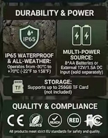 Caméra de chasse SuntekCam 30MP 2K CMOS, étanche, contrôle par application, service cloud, alimentation solaire, vision nocturne infrarouge