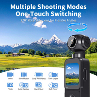 Kamera Aksi Putar Bermotor X03 4K 60FPS EIS Layar Sentuh IPS 1.69 inci Sudut Lebar 270° 1000mAh 5K CMOS WiFi untuk Vlog Olahraga