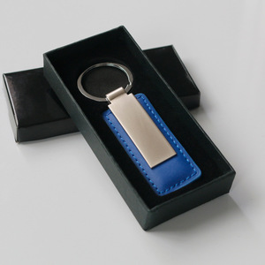 <span class=keywords><strong>Porte</strong></span>-<span class=keywords><strong>clés</strong></span> en <span class=keywords><strong>cuir</strong></span> véritable de luxe personnalisé avec logo métallique vierge de l'usine Xieyuan - Product Image 3