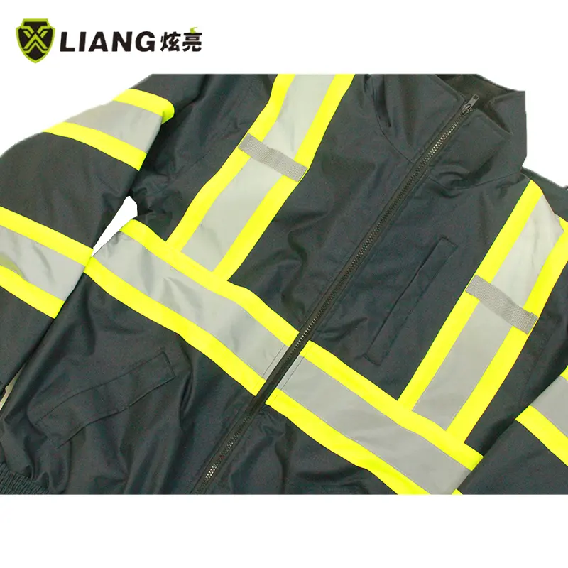 2024 Safety Jackets Reflective Work Waterproof High Visibility Outdoor Exercise Traffic Jacket With Custom Logo