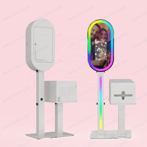 <span class=keywords><strong>Instagram</strong></span> éclairage LED miroir <span class=keywords><strong>Photo</strong></span> Booth Shell 13.3 pouces LCD écran tactile <span class=keywords><strong>Selfie</strong></span> Photobooth avec imprimante et appareil <span class=keywords><strong>photo</strong></span> - Product Image 1