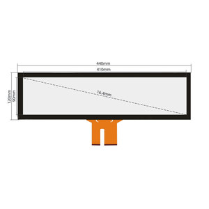 Pantalla capacitiva de barra de 16,4 pulgadas G + G Pantalla táctil multitáctil USB/I2C - Product Image 2