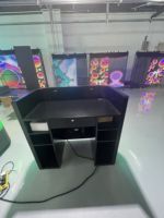 Écran LED DJ P2.5, comptoir de réception mobile et verrouillable, avec fonction de contrôle par application, adapté aux activités de discothèque