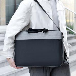 Maletín de poliéster duradero estilo ejecutivo de 15.6 pulgadas, bolso protector Oxford personalizado, bolsos de hombro para oficina y portátiles para chicas - Product Image 6