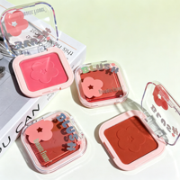 Poudre de blush romantique aux fleurs, 720 pièces, plusieurs teintes, haute pigmentation, longue tenue, éclat lumineux, logo personnalisé