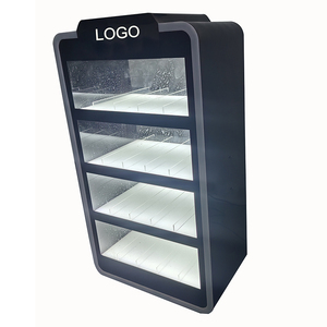 Exhibidores de Piso Modernos, de Lujo, Ecológicos, Reciclables, de Acrílico LED, Personalizados, Ligeros y Resistentes al Agua para Bolsitas de Nicotina - Product Image 1