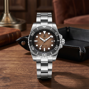 Reloj de Hombre ADDIESDIVE AD2537 de Lujo, Acero Inoxidable, Cuarzo Miyota, Estilo Deportivo Vintage, Simple y Moderno, con Cristal Mineral de 41 mm y Correa de 20 mm - Product Image 3