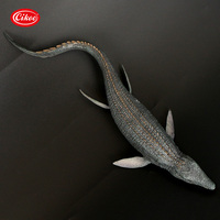 Figurine de Mosasaurus Cikoo 14,37 pouces, peinte à la main, jouet de dinosaure marin, reptile marin, modèle en PVC, détails réalistes, qualité de collection