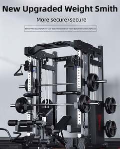 Máquina Smith de Acero Multifuncional de Alta Calidad y Resistencia, Equipo Profesional de Gimnasio para Ejercicios de Tonificación y Moldeamiento Muscular - Product Image 5