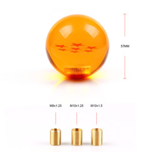 Pomo de Palanca de Cambios RASTP Dragon Ball de 57 mm, Acrílico, Manual, Adaptador M8 M10, Pieza de Modificación para Automóvil - Product Image 1