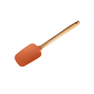 Silicone Butter Spatulas Wooden Handle Oven Safe Dishwasher Safe Baking Cake <b>Scrapers</b> Food Grade Non Slip <b>Kitchen</b> Tools - Product Image 4
