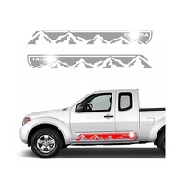 2 autocollants personnalisés en vinyle PVC imperméable pour voiture, 190x20cm, pour le style de carrosserie des pick-up Tacoma