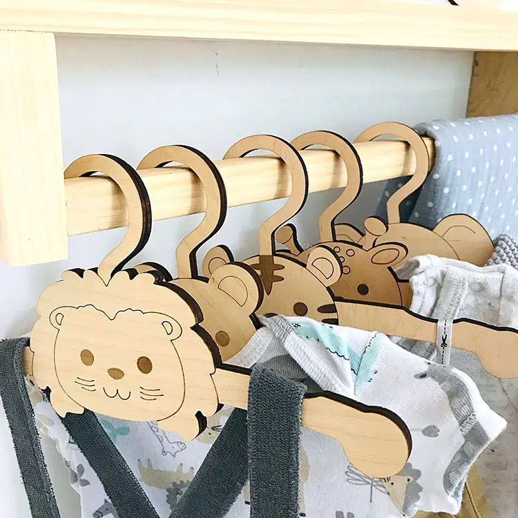 Appendini per animali per bambini appendiabiti per bambini appendiabiti in legno per bambini in legno