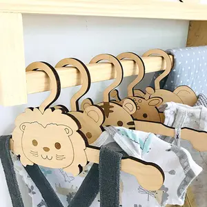 Cintres animaux pour enfants Cintre en bois pour enfants