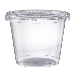 Wholesale Hot Sell Restaurant Disposable Sauce <b>Container</b> With Lid 1oz 1.5oz 2oz 3.25oz 4oz 5.5oz Transparent <b>Takeaway</b> Sauce Cup - Product Image 2