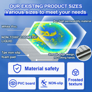 33cm Unisex Autistic Sensorial Gel Piso Lava Mat Líquido Educacional Tile alívio para o Stress & Ansiedade para 5-7 Anos - Product Image 5