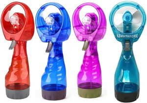 Ventilateur portable personnel avec pulvérisation d'eau, mini ventilateur de voyage avec brume rafraîchissante - Product Image 2
