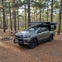 Mini caravane pliable légère 4x4 pour 4 personnes, imperméable, extensible, tente de camping, remorque, camping en plein air, design personnalisable, modèle 2025