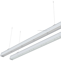 Système d'éclairage linéaire LED avec module d'éclairage, module de prise, rail de guidage, cache-câble, panneau de sortie de secours, module de capteur, idéal pour les supermarchés