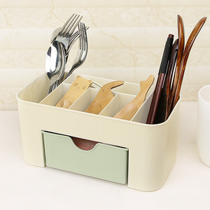 Caja de Almacenamiento de Cosméticos Estilo Cajón, Organizador de Joyas Minimalista de Plástico, Cajonera de Escritorio, Verde, Azul, Rosa, Rectangular - Product Image 3