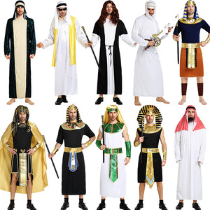 <span class=keywords><strong>Disfraz</strong></span> de Halloween Exportación transfronteriza Comercio exterior Antiguo <span class=keywords><strong>egipcio</strong></span> Hombre Arabia Saudita Dubai Robe Ropa de pastor - Product Image 5