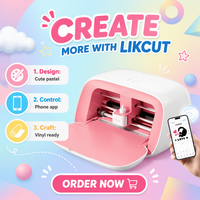Likcut S501 Découpeuse de vinyle, machine à autocollants, traceur de découpe, machine de découpe pour scrapbooking et loisirs créatifs